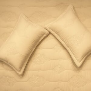 Embroidered Flower Bedcover-Aaroha Living