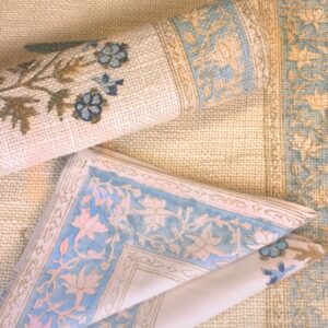 Dining Table Runner with Mat, Napkin-Aaroha Living