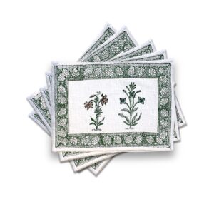 Dining Table Runner with Mat, Napkin-Aaroha Living