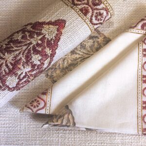 Dining Table Runner with Mat, Napkin-Aaroha Living