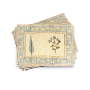 Dining Table Runner with Mat, Napkin-Aaroha Living