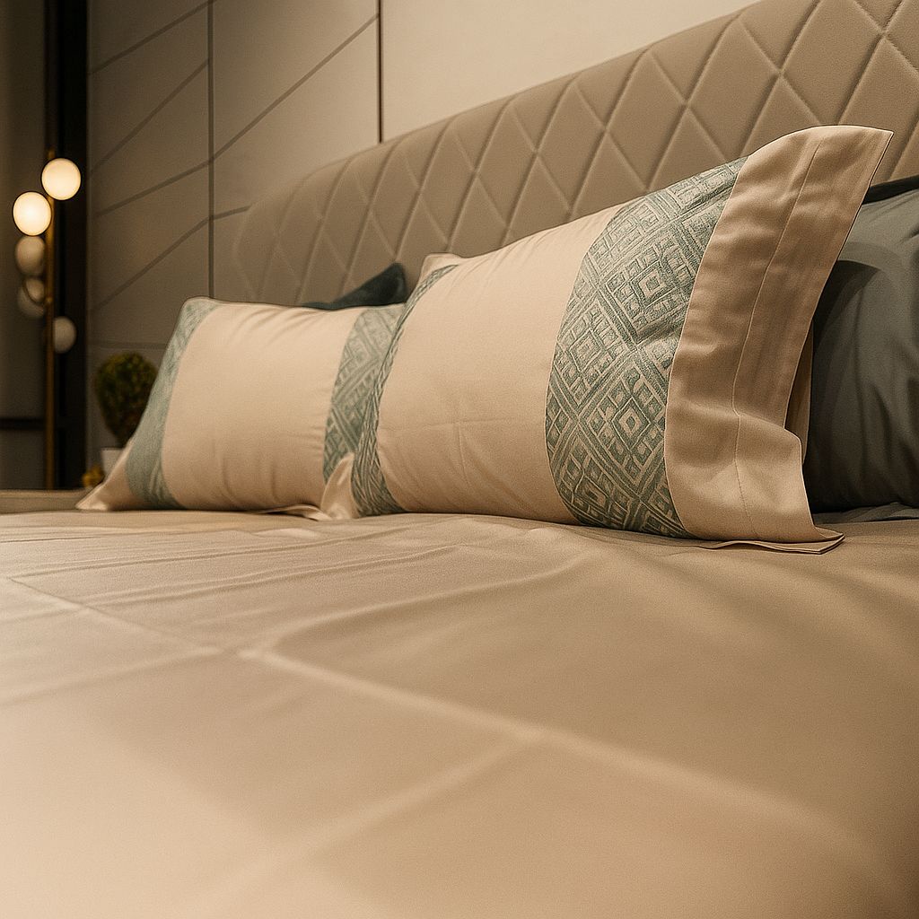Smooth Solid Bedsheet-Aaroha Living