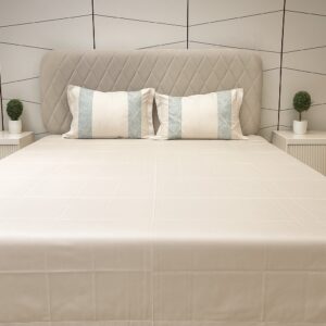 Smooth Solid Bedsheet-Aaroha Living