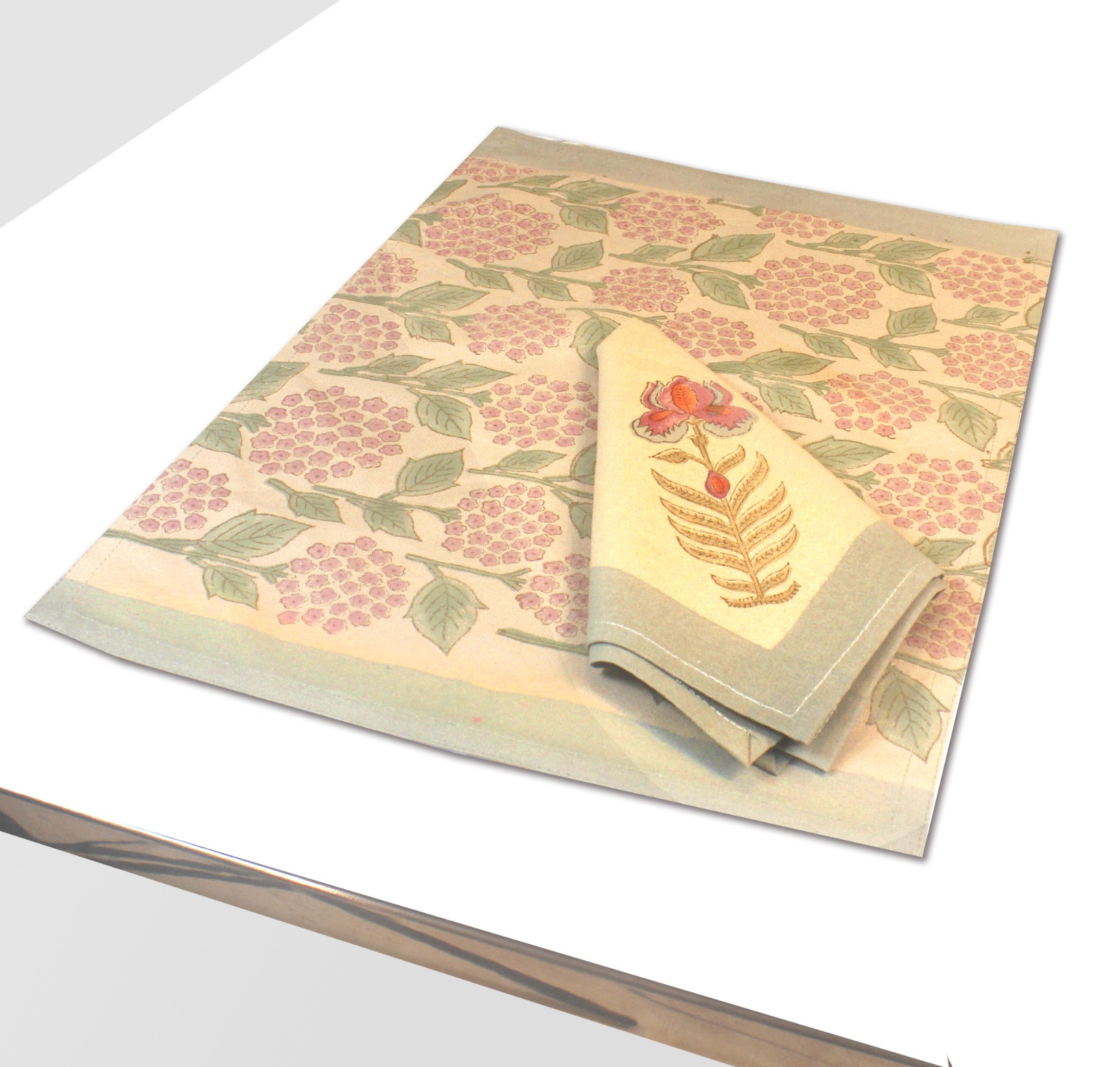 Dining Set With Mat,Napkin-Aaroha Living