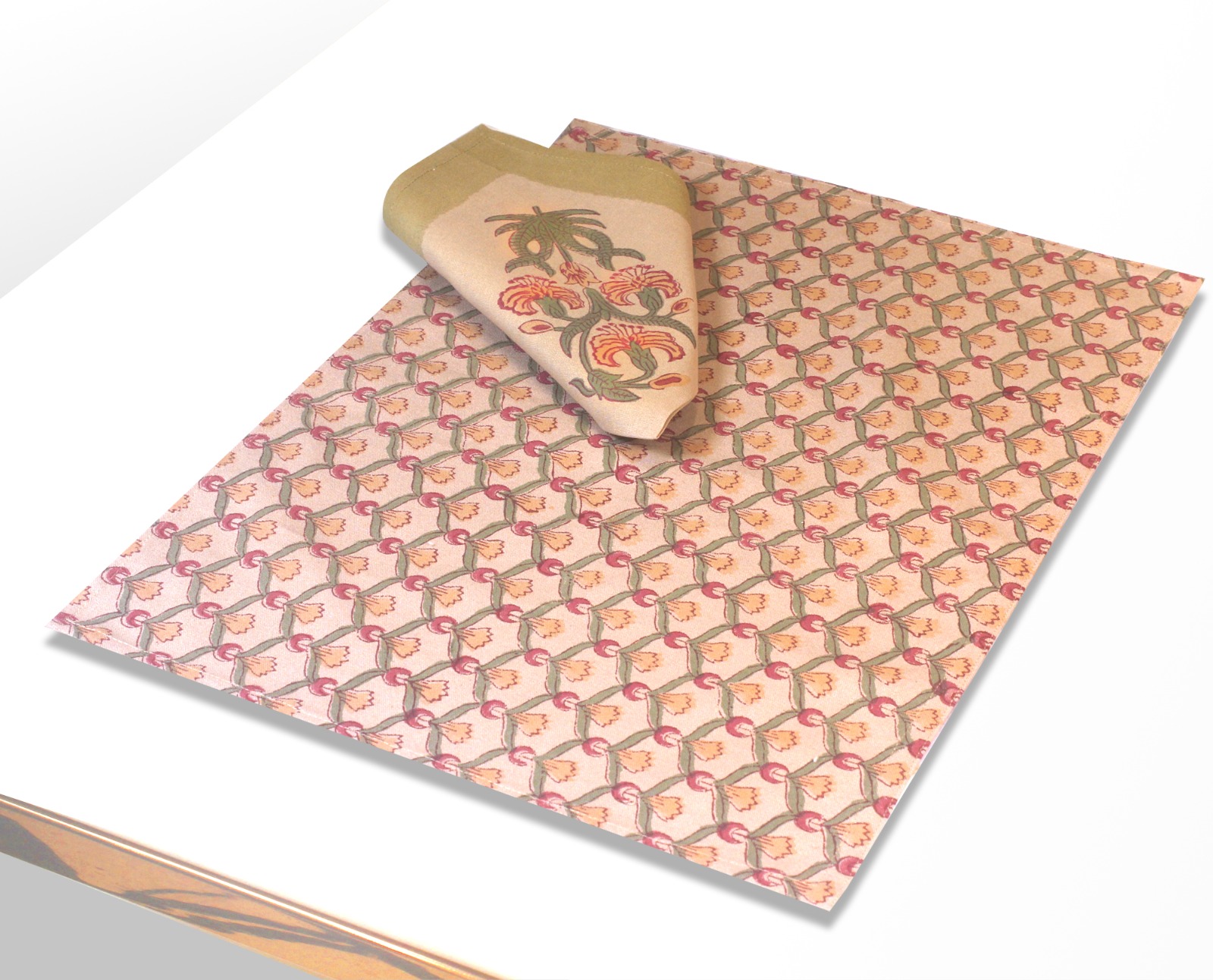 Dining Set With Mat,Napkin-Aaroha Living