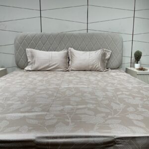 Soft Cotton Print Bedsheet-Aaroha Living