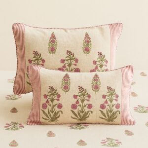 Bageecha Slub Cotton Bedcover-Aaroha Living