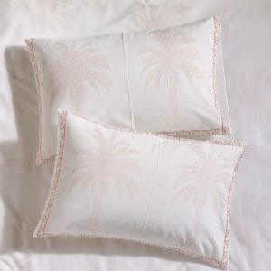 Cotton Block Print Bedsheet-Aaroha Living