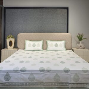 Nature Bloom Premium Cotton Bedsheet