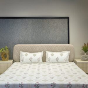 Nature Bloom Premium Cotton Bedsheet