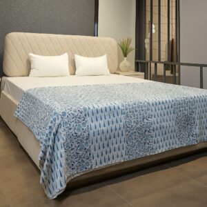 The Stitched Story – Kantha Cotton Bedcover