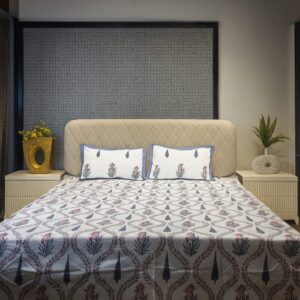Nature Bloom Premium Cotton Bedsheet