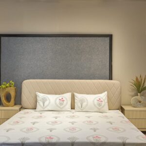 Nature Bloom Premium Cotton Bedsheet