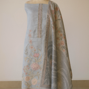 Fiza Misty Bloom Embroidered Unstitched Suit